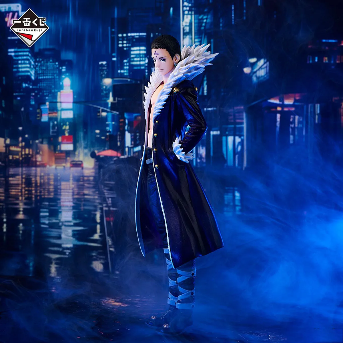 100% 오리지널 재고 있음 Ichiban Kuji Masterlise Hunter × Hunter Kuroro Lucilfer 컬렉션 시리즈 애니메이션 피겨 모델 완구
