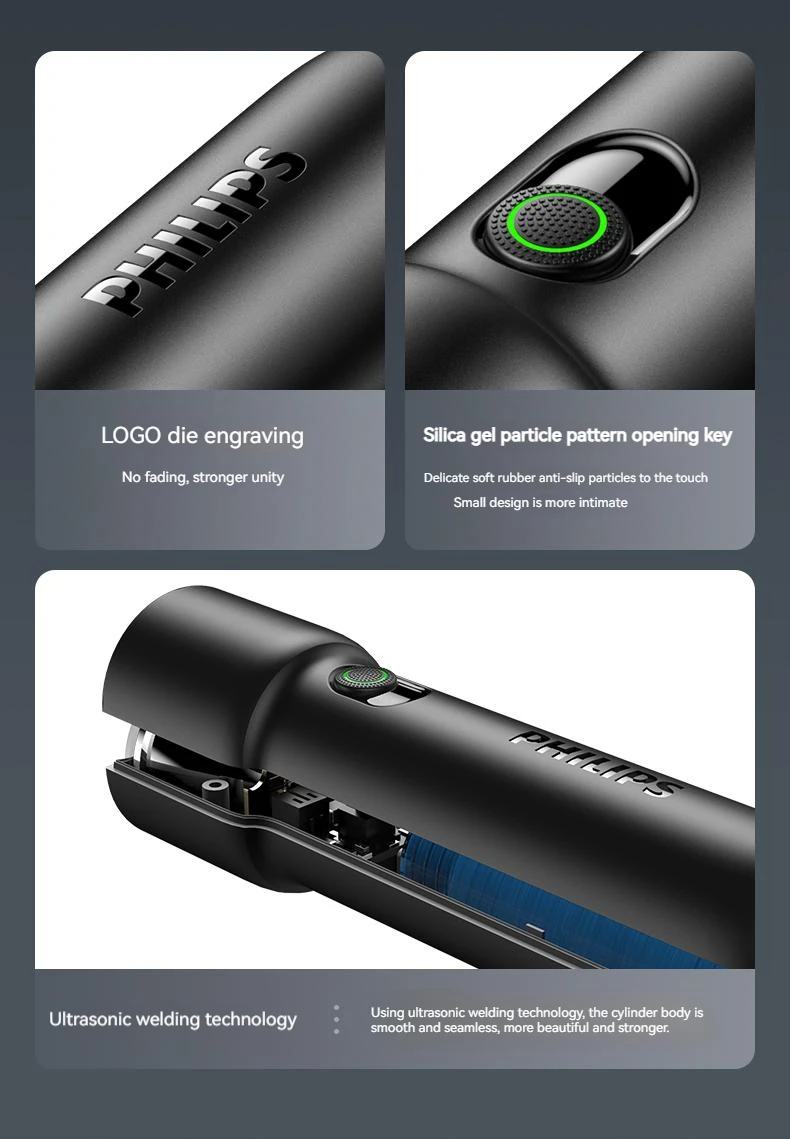 Philips New SFL1235 EDC Portable Flashlight Rechargeable LED Flashlights for Defensa Personal Self Defense Camping Hiking