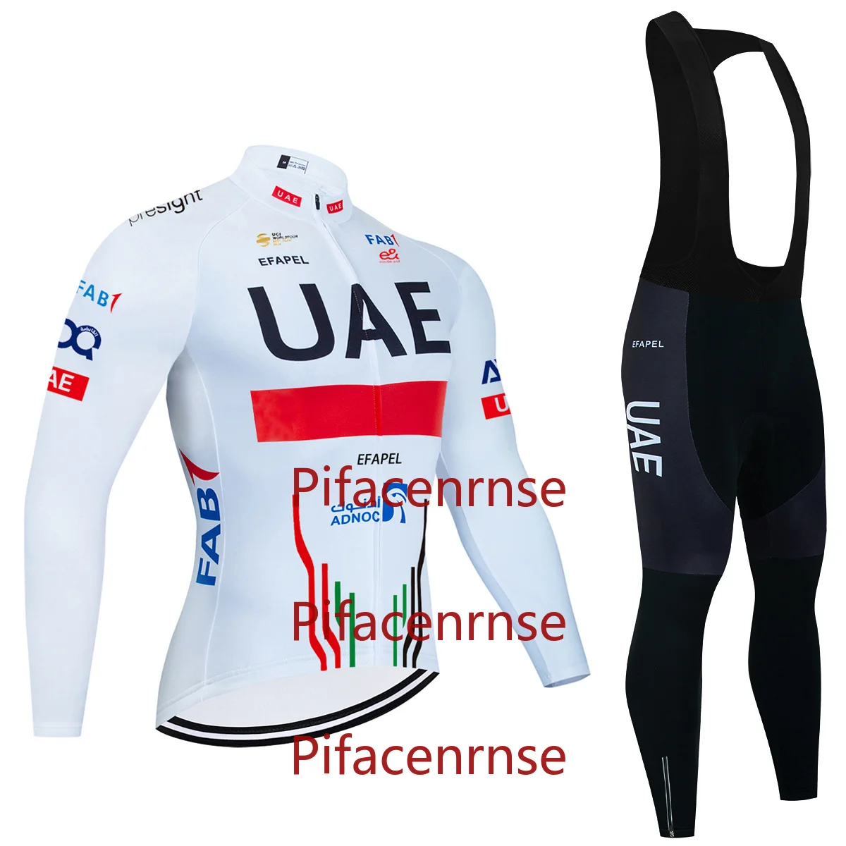 

Winter UAE Cycling Jersey 20D Bike Pants Suit Men Women Thermal Fleece MTB Road Bike Maillot Clothing Bicycle Jacket