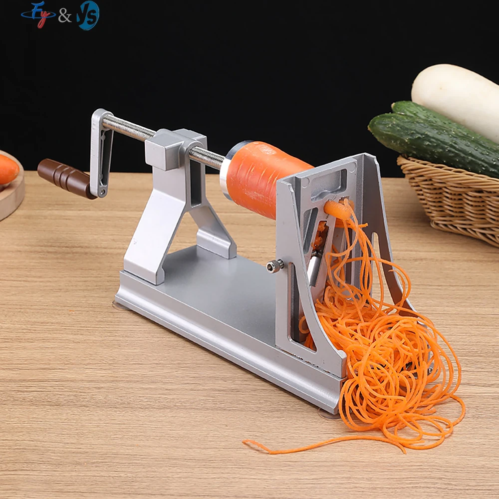 Hand Rotating Multi‑Function Shredding Machine, Aluminum Alloy Grater Slicer for Vegetable Fruit Potato Carrot