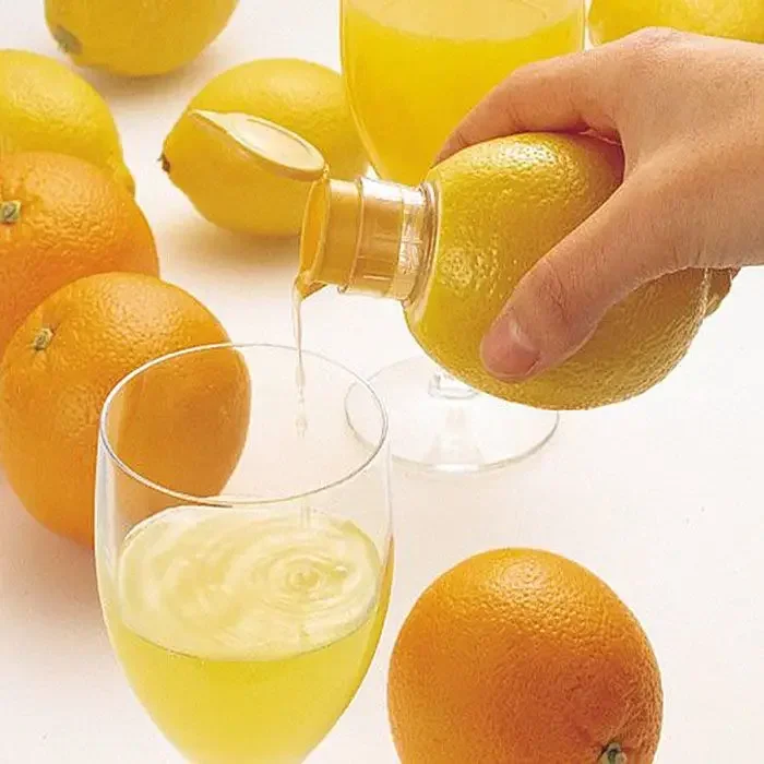 

Mini multifunctional manual fruit lemon orange juicer