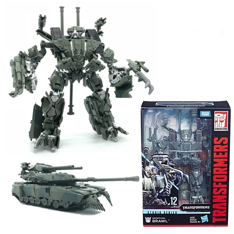 Takara Tomy Hasbro Transformers Studio Series SS12 Brawl Anime Action Figures Transformers Toys for Children Birthday Gift