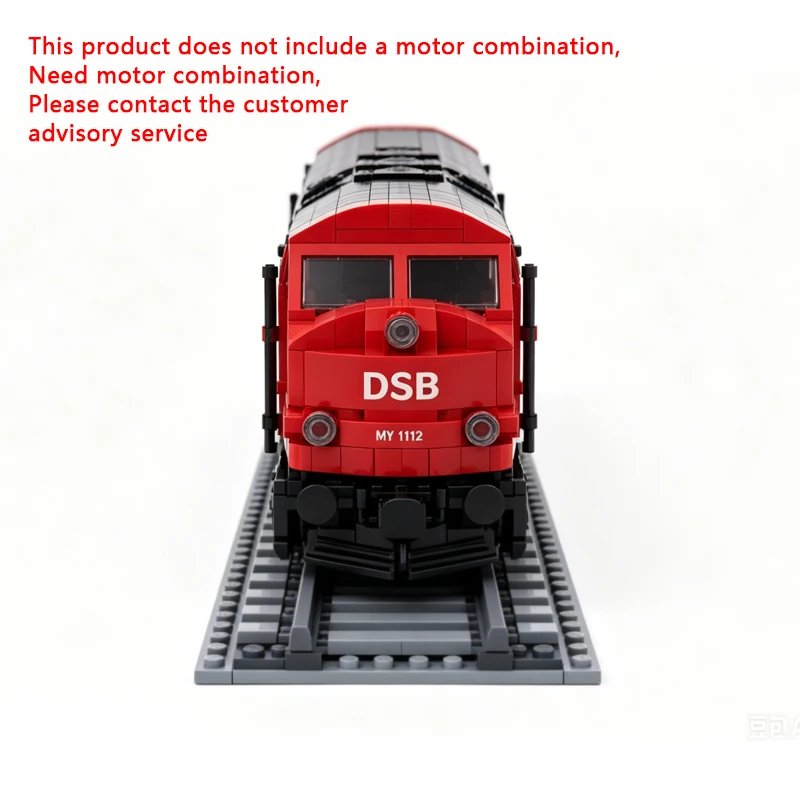 

qwert City Car Model MOC Building Bricks Retro Diesel Railway Locomotive Modular Technology Children Holiday Gifts Assemble Toys
