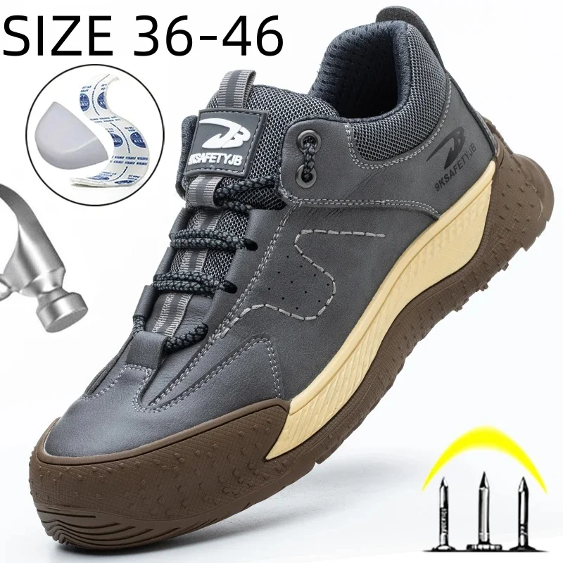 New Men 6KV Insulated Safety Shoes Anti-smash Anti-puncture Composite Toe Work Sneakers Indestructible Men Boots Big Size 36-46