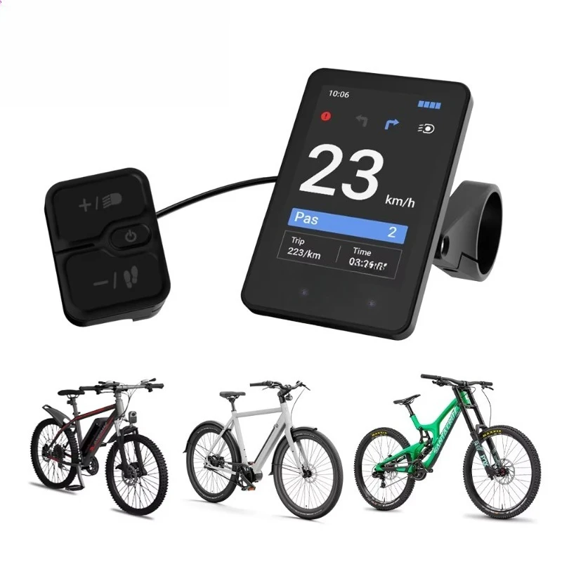 

Remote Control 4G GPS Tracking Cycling Stopwatch Road Bike Speedometer Meter E-bike Controller Smart Electric Bike Display