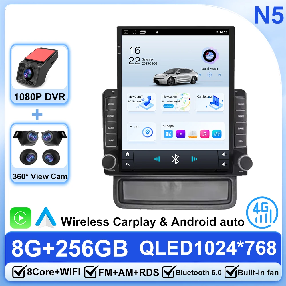 9.7 inch Android 15 Voor Renault Trafic 2 Voor Opel Vivaro EEN Voor Nissan primastar 2006-2014 Auto Radio auto multimedia speler GPS