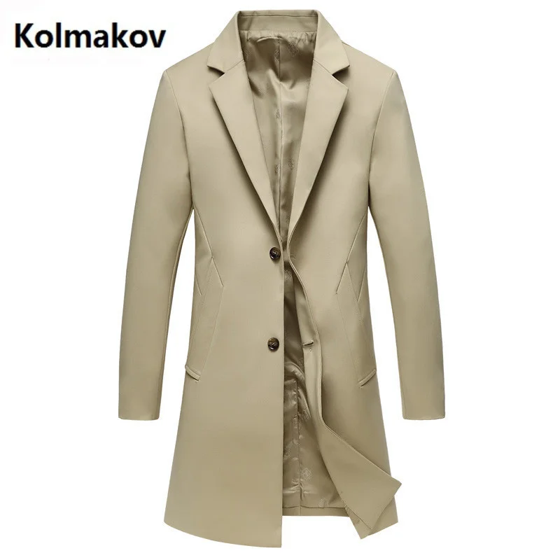 Spring 2024 New Windswear Jacket Men's Leisure Business Mens Classic Fashion Single-row Button