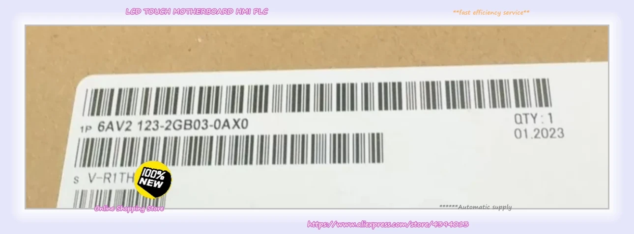 6AV2123-2GB03-0AX0 6AV 2123-2GB03-0AX0 New Panel HMI In Stock