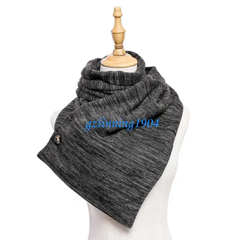 

L5YD Thicken Warm Scarf Women Fashionable Multifunction Scarves Cold Weather Scarves for Lady Girls