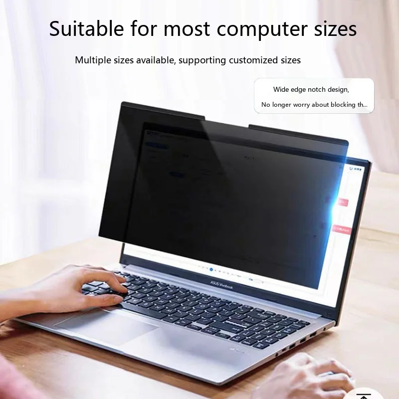 Magnetischer Blickschutzfilter 12,5-17,3 Zoll, abnehmbarer Schutz für Laptops – Detail 2