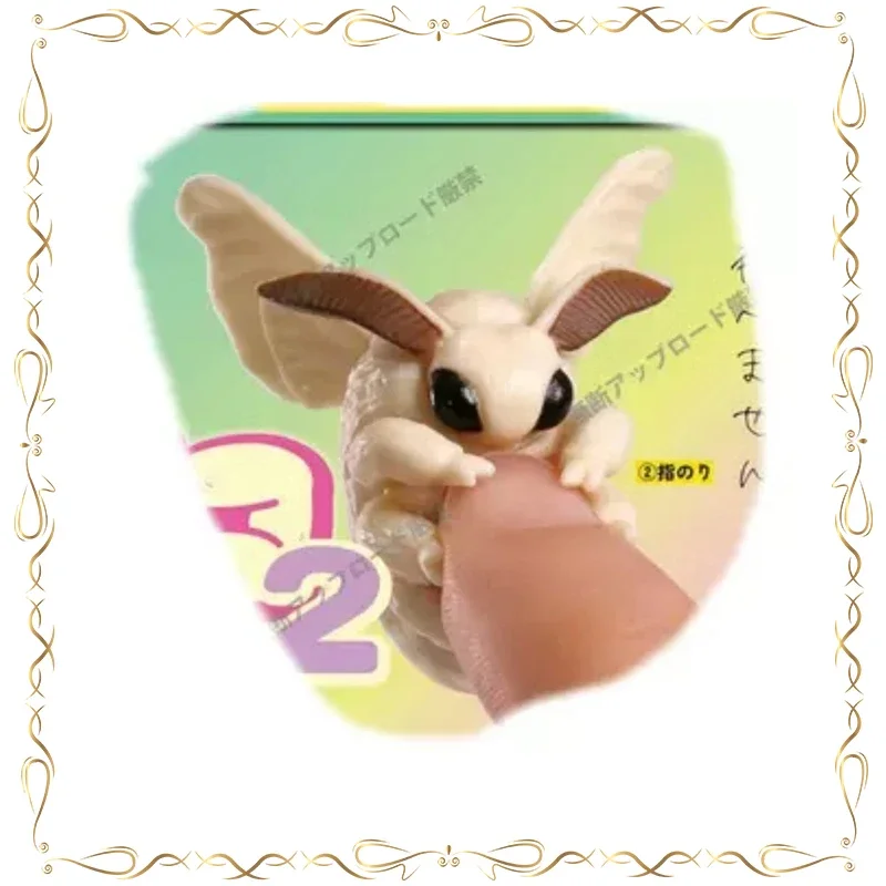 BombyxmoriLinnaeus قلادة Gashapon الحشرات سلسلة تذكار عمل نموذج لجسم اللعب