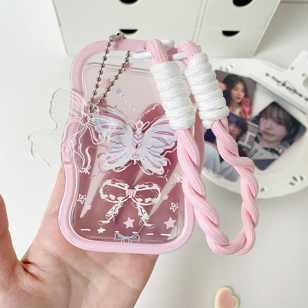 Ins Style Goo Card Holder for 3inch Photo Kawaii Silicone Photo Card Holder K-Pop Idol Photocard Goo Card Case DIY ID Card Case