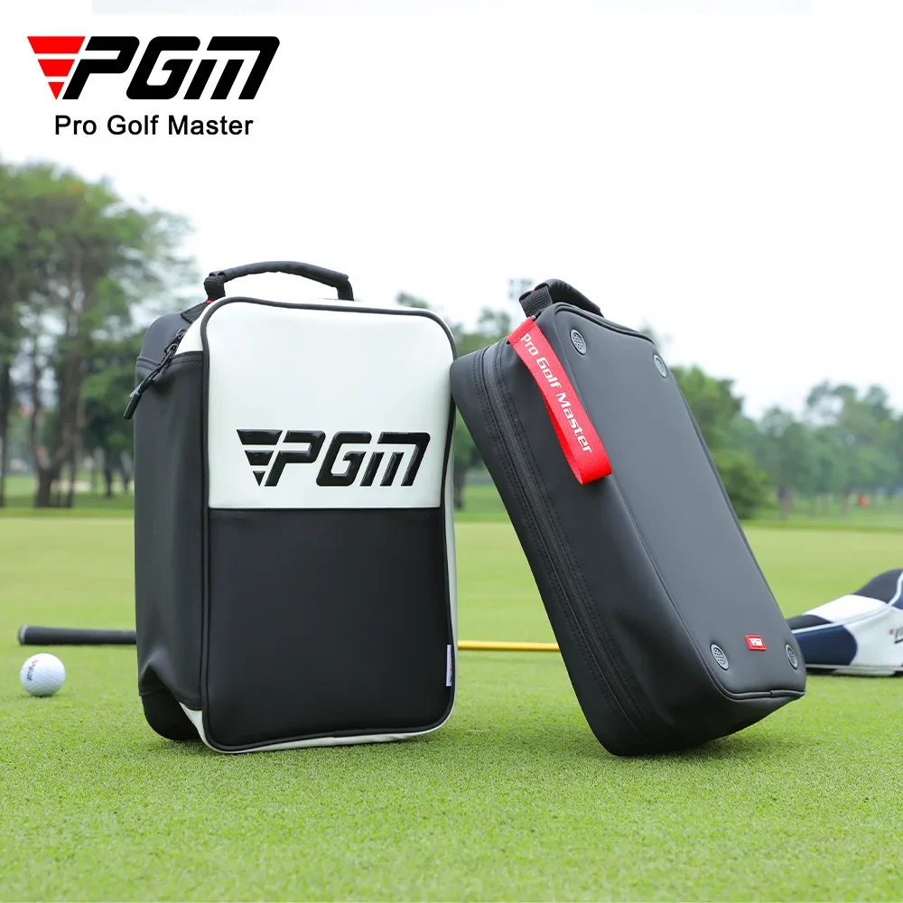 PGM Golf Shoe Bags for Men Women, Super Lightweight and Waterproof Microfiber Storage Bag XB007