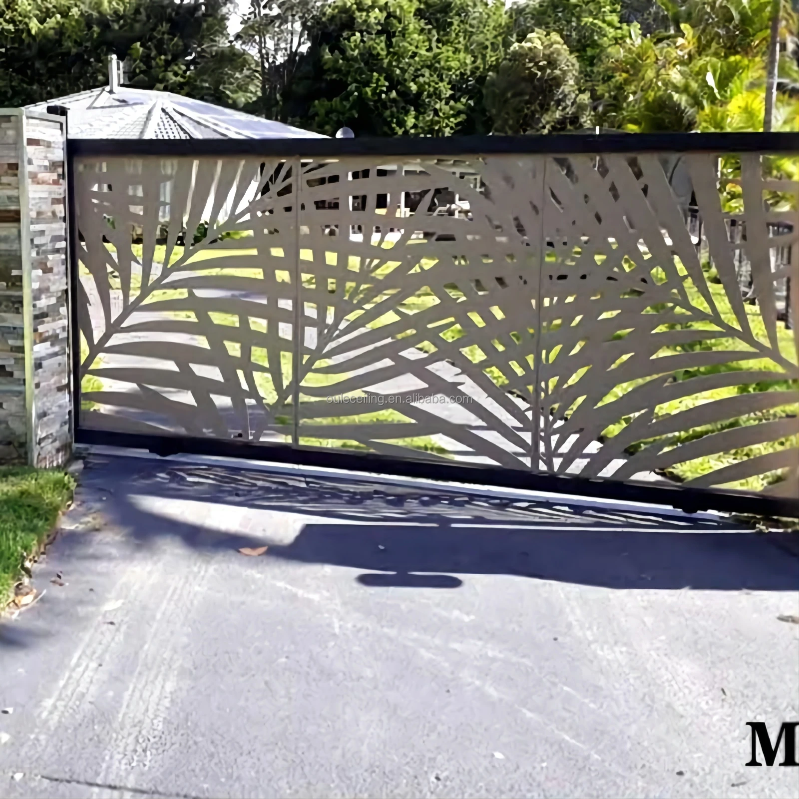 Modern Decorative Aluminum Privacy Panel Powder Coated Safety Fence Custom Color Heat Garden Yard Patio Backyard Villa Outdoor