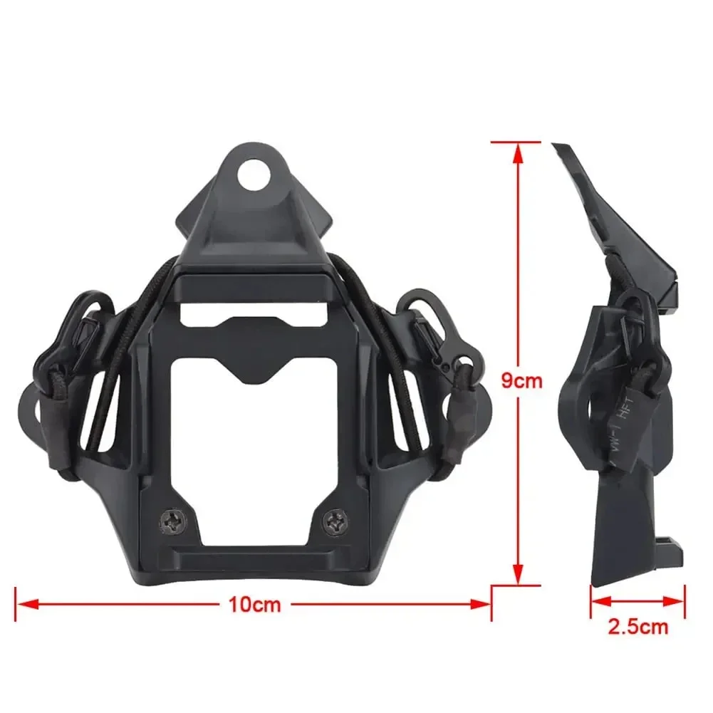 アルミ合金モジュラーバンジーシュラウドMBSナイトビジョンデバイスNOD NVGマウントタクティカルFASTヘルメットアクセサリースポーツプロテクション