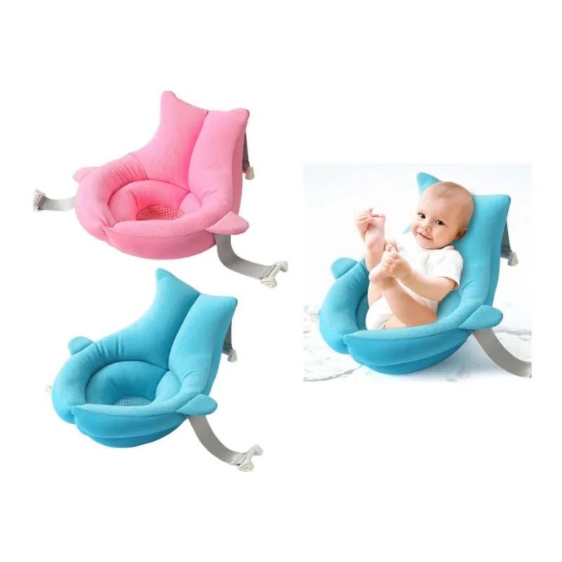 

Newborn Bathtub Sling with Support Net – Adjustable Soft Mesh Baby Bath Seat, Suspension Shower Pad for Sink & Tub, Lightweight