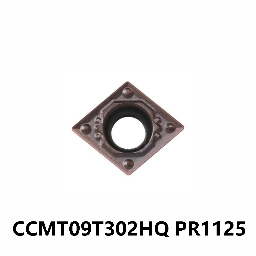 CCMT32505HQ 80° Plate CCMT 09T302 CCMT09T302 CCMT09T3 HQ CCMT09T302HQ PR1125 Lathe Machining Tools Metal Turning Cutters Carbide