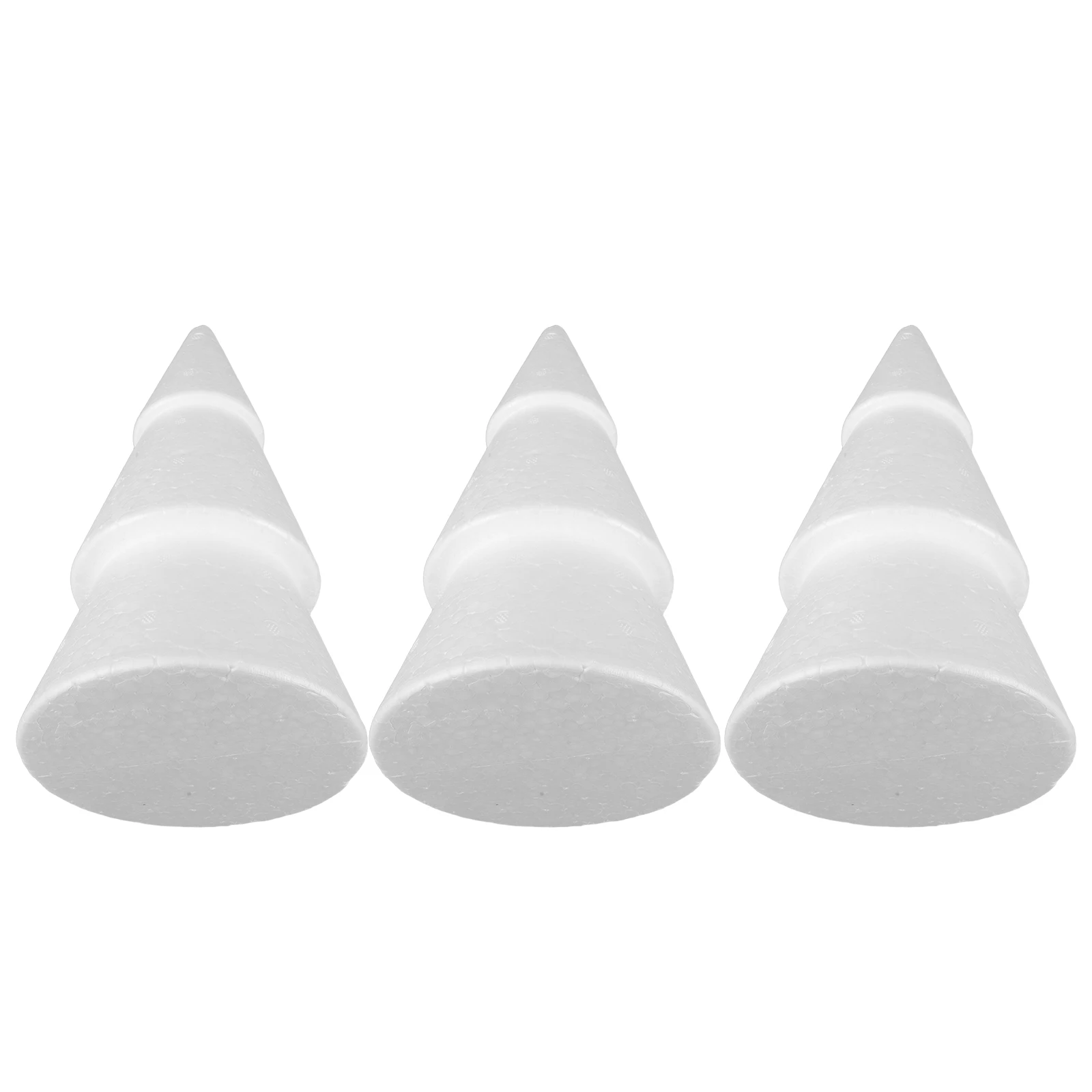 

3pcs Foam Christmas Trees Diy Craft Kits Lightweight Holiday Decor For Family Office Party Table Centerpieces Painting Xmas Tree
