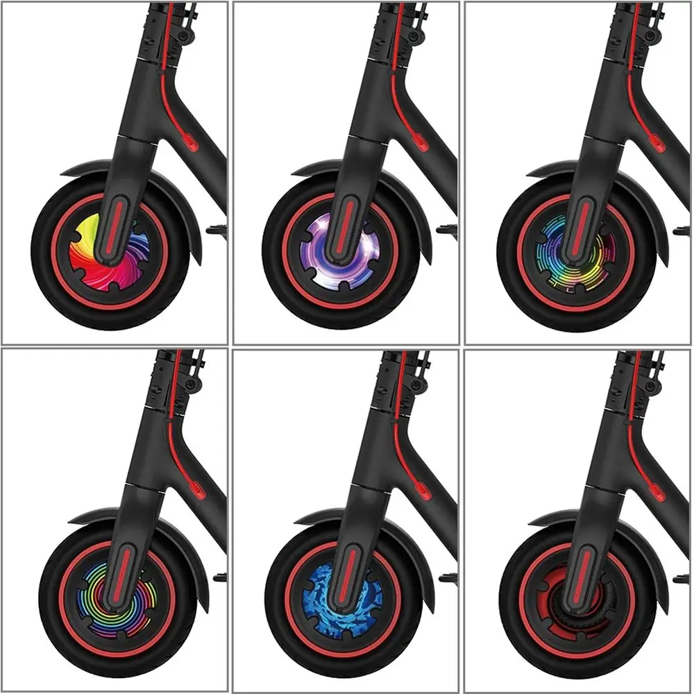 High Quality Electric Scooter for Xiaomi M365/1s/pro2 Motor Protective Cover Front Wheel Sticker Shell Kick Scooter Accessories