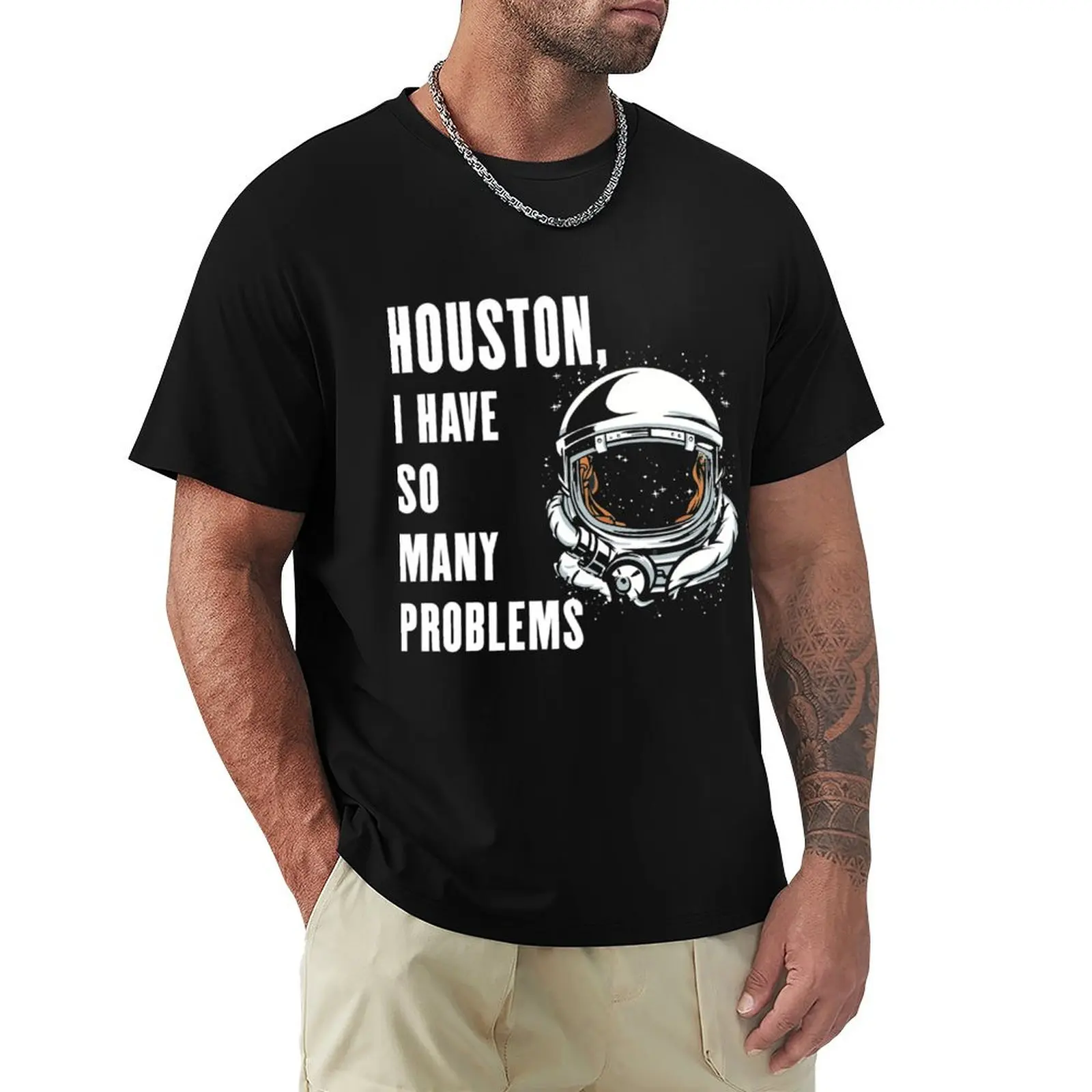 Houston I Have So Many Problems - ella lopez T-Shirt Plus Size Everyday Tee Shirt