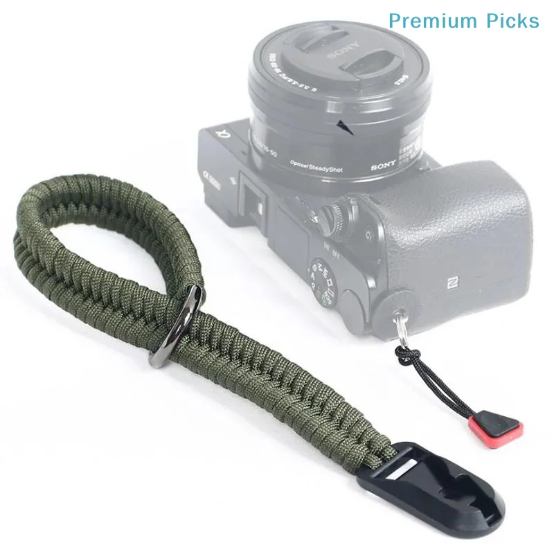 portable1pc Quick Release Buckle Woven Hand Strap Rope Wrist Wristband