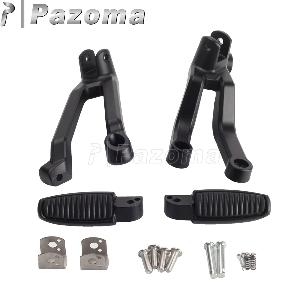 2022 Motorcycle Foot Rests Passenger Pegs W/ Side Supports Bracket Rear Mount Footpegs Kit For Harley Nightster 975 RH975 RH 975