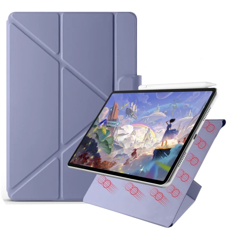 

Funda For Samsung Galaxy Tab S9 FE Plus Case 12.4 inch Ultra Slim Magnetic Detachable Coque For Galaxy Tab S9 Plus+ Tablet Cover