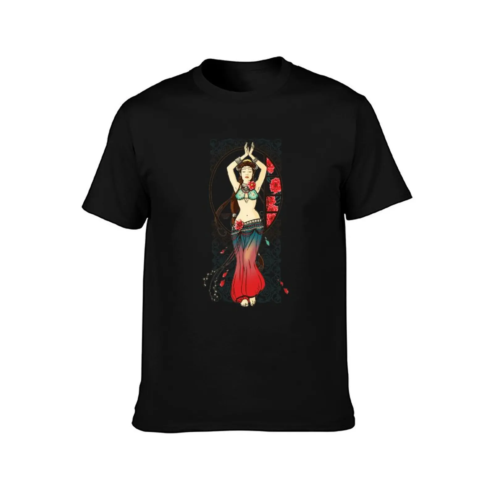 Tribal fusion bellydancer T-Shirt Holiday Lightweight T-Shirt