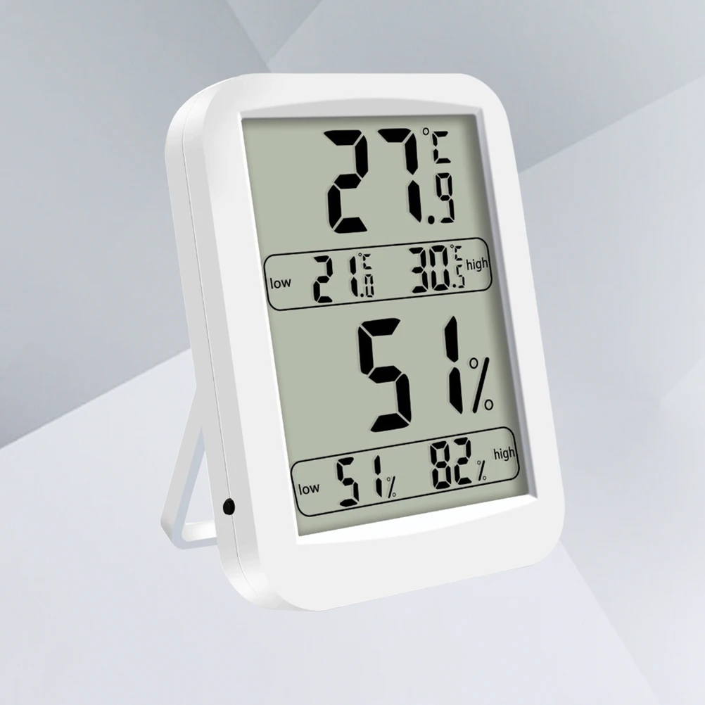 

Electronic Hygrometer Home Wireless Thermometer Large Screen Indoor Baby Room Temperature Humidity Meter High Accuracy Low Power