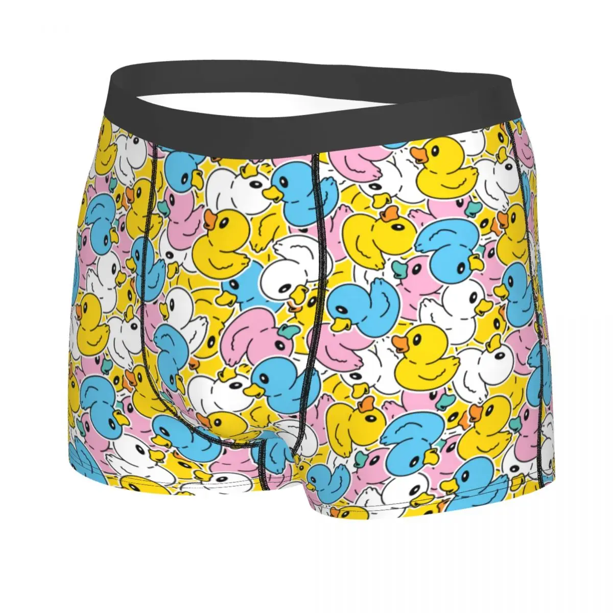 Custom Colorful Rubber Ducks Pattern Boxers Shorts Men Briefs Underwear Novelty Underpants