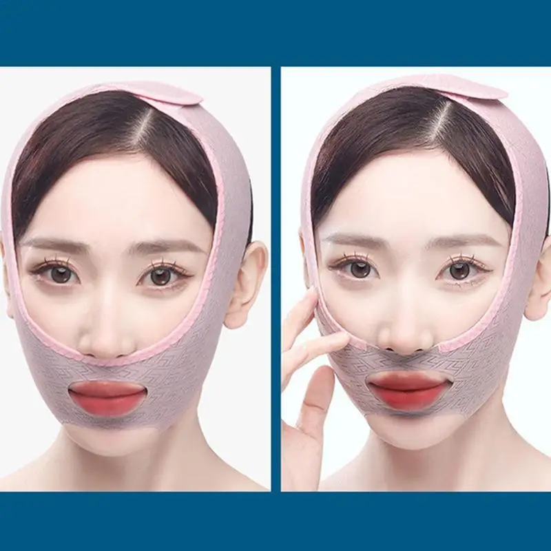 Face Lift V Shaper Mask Facial Slimming Bandage Chin Cheek Lift Up Belt Face Tape Lifting Waterproof Neck Lift Tapes And Bands