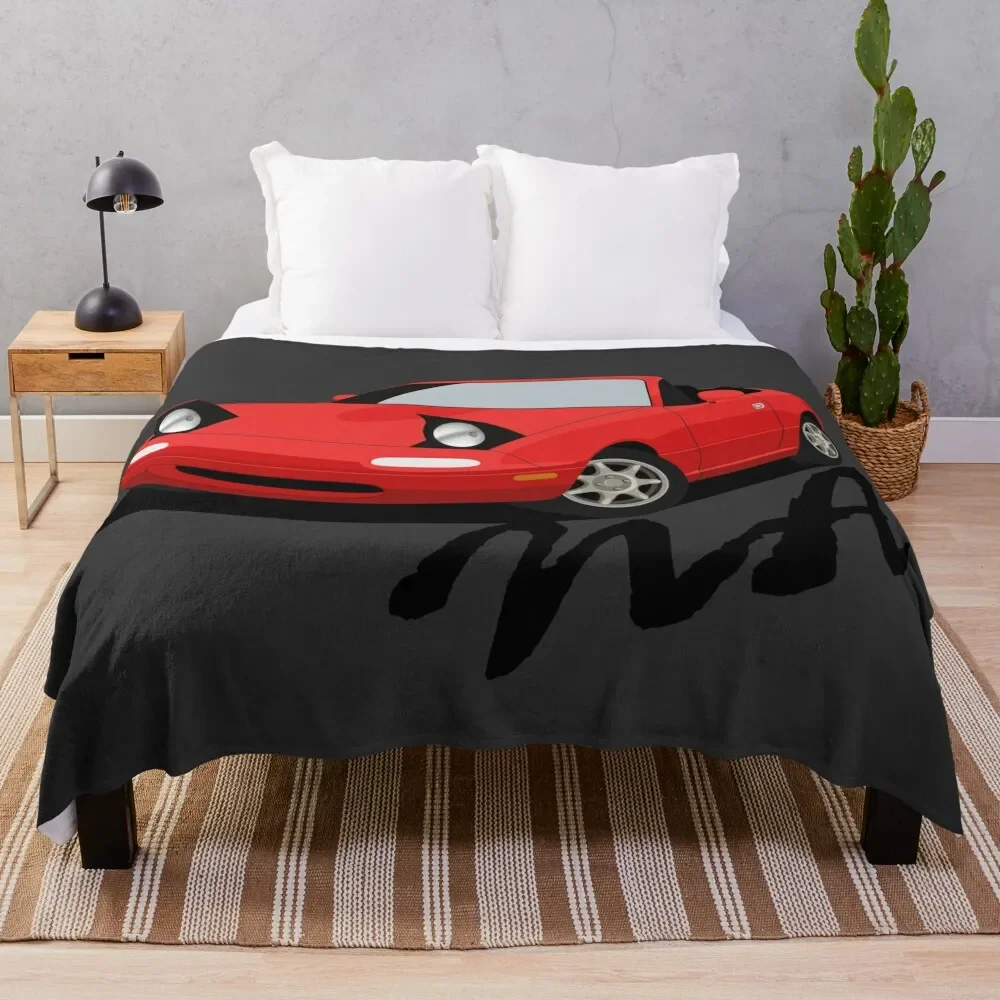 

Miata NA Throw Blanket anime blankets ands Picnic Custom Blankets