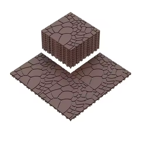 Ball&amp;Cast Plastic Interlocking Deck Tiles,Patio Floor Tiles Waterproof Outdoor Flooring Pallets Covering for Backyard,Shed