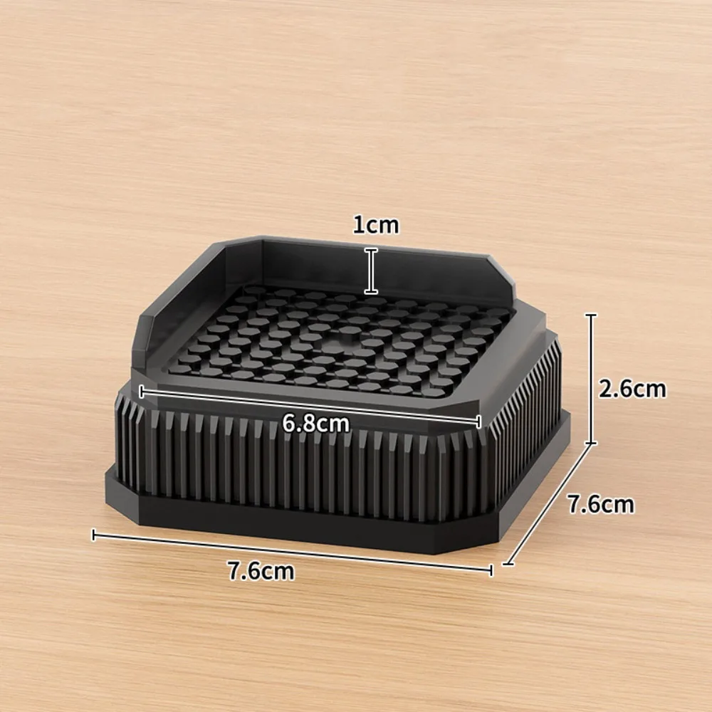 High Quality Heavy-Duty Furniture Foot Pad Non-slip Square Bed Lifts Risers Adjustable Washing Machine Support Refrigerator