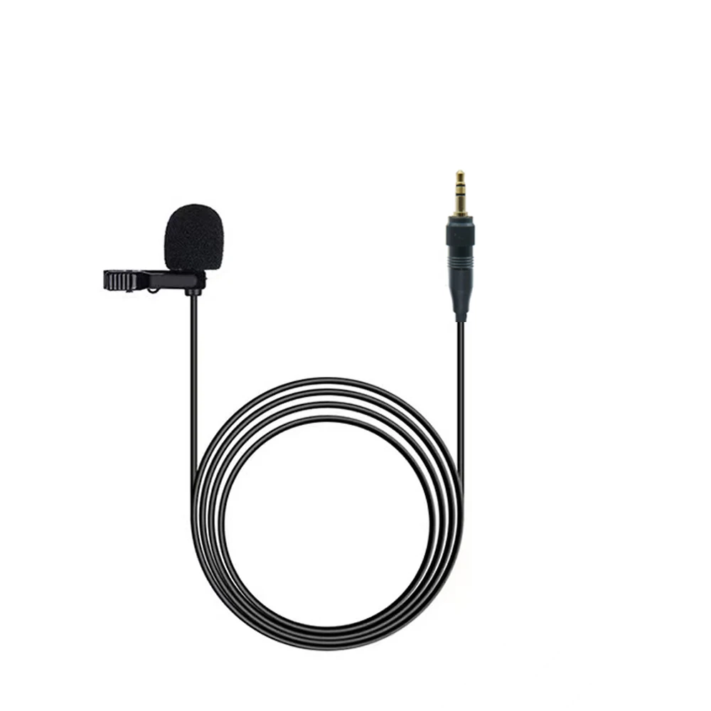 

Black ECMV1 Omnidirectional Electret Condenser Lavalier Microphone for Sony UTX V1 D11 D21 UWP Series Lapel BodyPack Transmitter