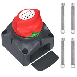 12V 300A Circuit Cutter for Camper Car Auto RV Marine Boat Key Battery Selector Isolator Disconnect Rotary Switch