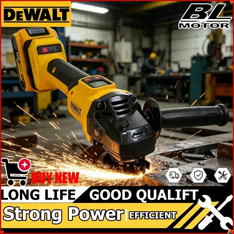 

Бесщеточная угловая шлифовальная машина DEWALT 125 мм с цифровым дисплеем для полировки металла/дерева, совместимая с аккумуляторными инструментами DEWALT 18В