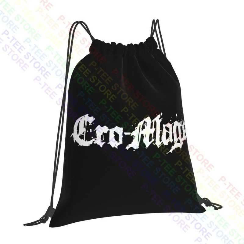 Cro Mags Logo Rock N Roll Music Band Drawstring Bags Gym Bag Hot Swimming Sports Style Multi-function