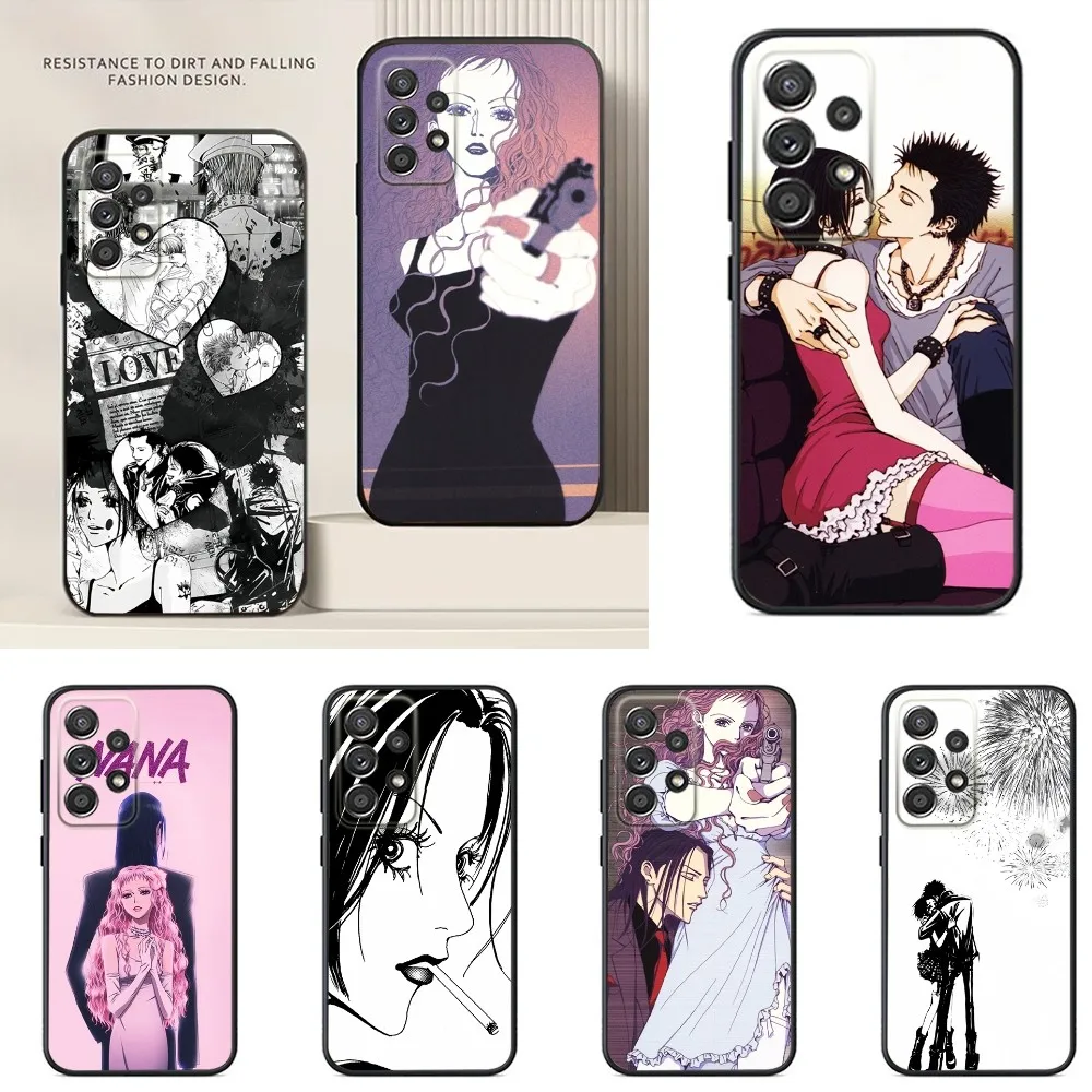 

Nana Anime One P-Piece Phone Case For Samsung S24,S23,S22,S21,S20,S10,S10E,S9 Ultra Plus FE Note 20 Ultra 10 9 Plus Case