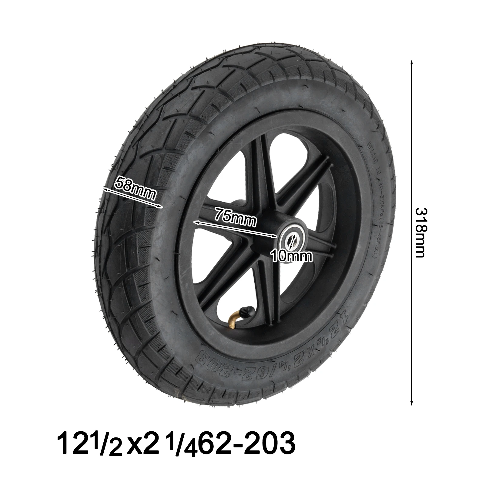 

12x2 14 Tire 12 Inch 12 Inch Bike Tire Easy To Install Enhanced Grip Design Lightweight Construction Bike Adventures