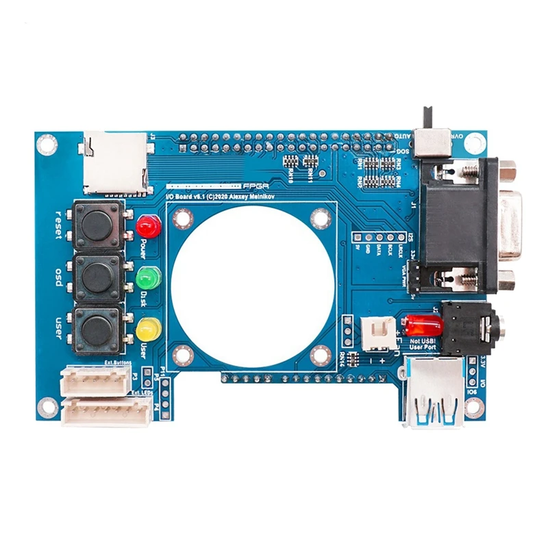 

Blue Motherboard Kit +USB Hub V2.1 Accessories For Mister FPGA 32MB For Terasic DE10-Nano Mister FPGA