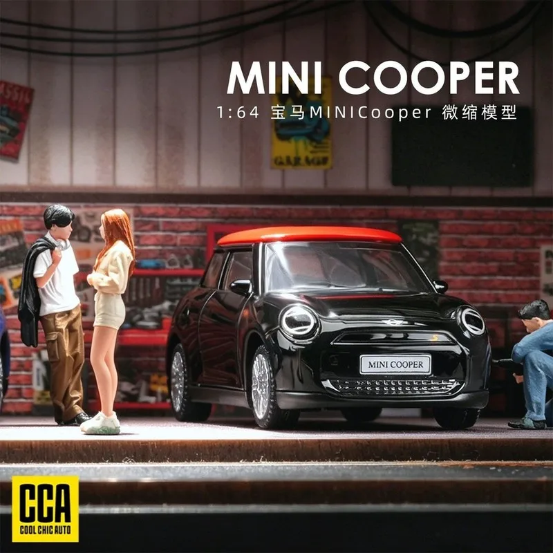 CCA 1/64 BMW Mini Cooper S Diecast Car Model Alloy Simulation Collection Toy Gift For Boys#peetyeee