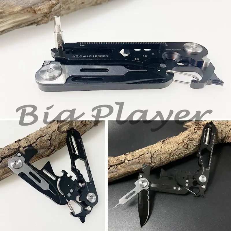

Multifunctional EDC Combination Tool, Portable Wrench, Foldable and Portable, Self-defense, Outdoor Camping Tools