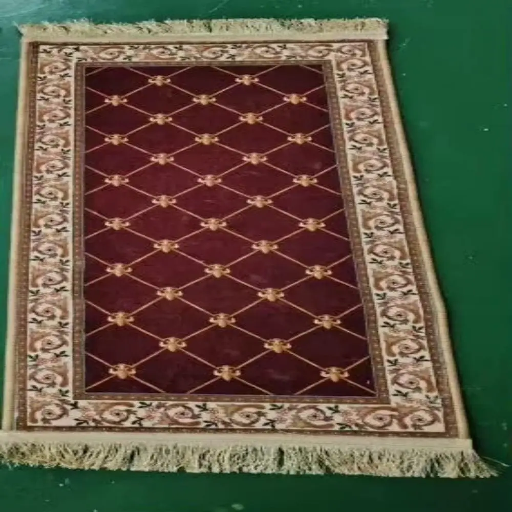 VIKAMA 100x50CM Custom Rug Imitation Cashmere Soft Non-slip Mat for Living Room Hallway Decor