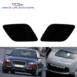 4F0955275 4F0955276 Front Bumper Headlight Washer Spray Nozzle Jet Cover Cap For Audi A6 C6 Quattro S6 RS6 2005 2006 2007 2008
