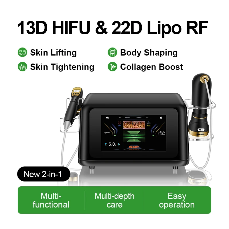 Professional 22D MAX HIFU Beauty Equipment Machine for Facial Tightening Slimming And Fat Reduction Latest Model