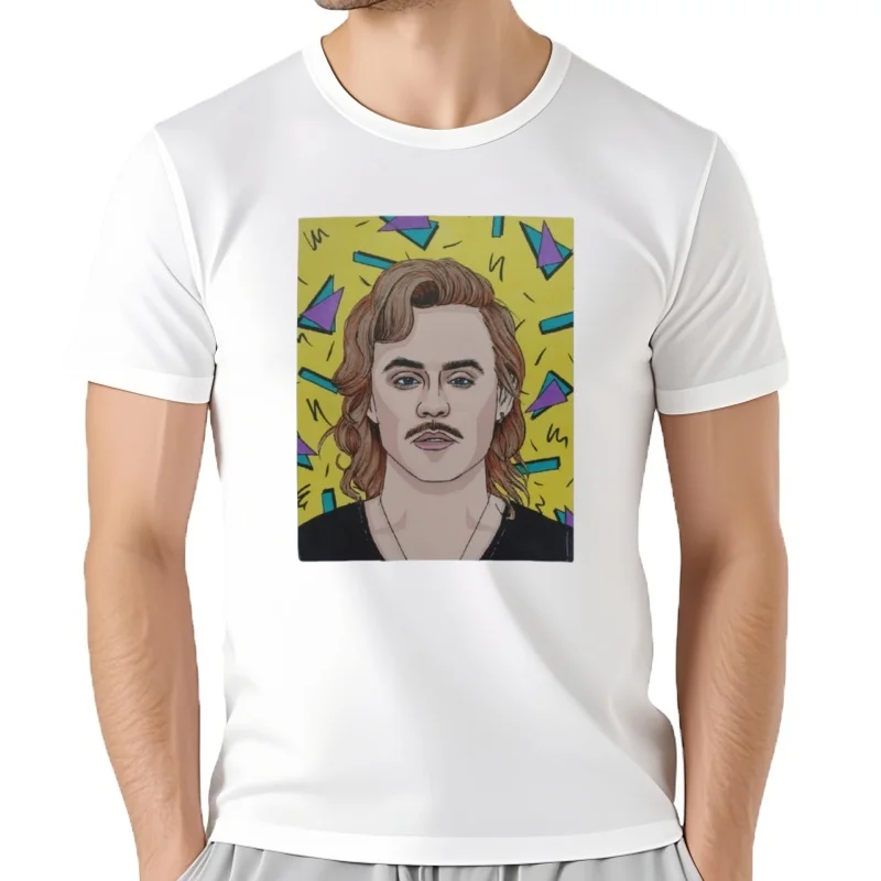 Camiseta de Billy Hargrove para niño، camisetas Graficas، camisetas de animal prinfor boys، camisetas negras para homb