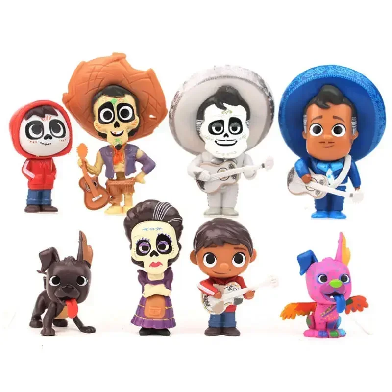 

8pcs/lot COCO Miguel Riveras Action Figure Movie Toys Collection Miguel/Ernesto De La Cruz Hector Kids Gift