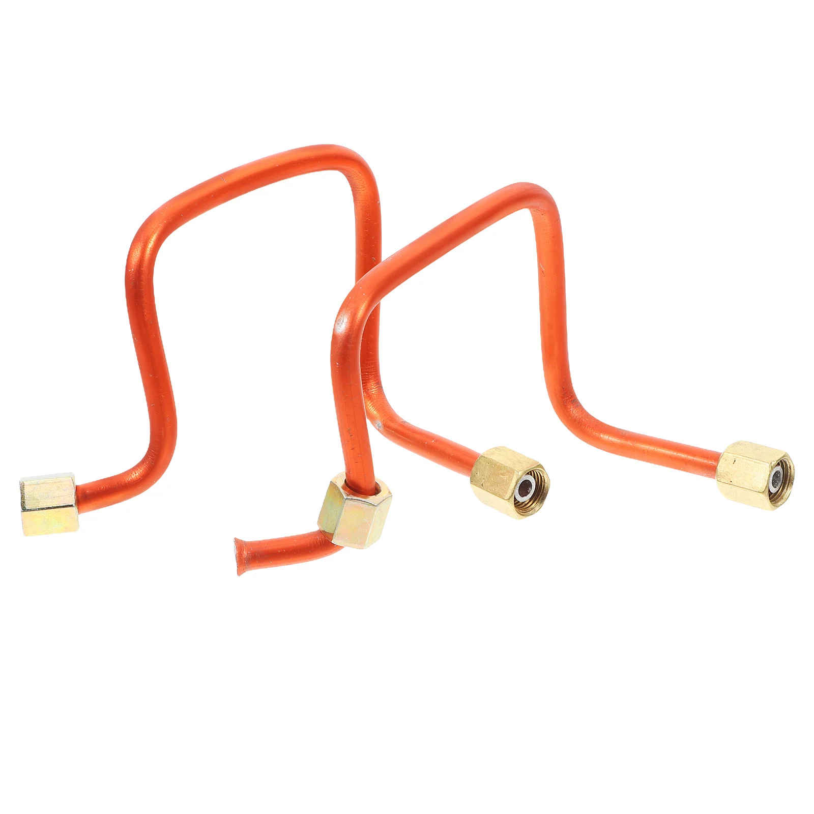 

2pcs Aluminum Air Compressor Tube Replacement High Efficiency Check Valve Connection Air Hose For Pneumatic Pump Workshop Lab