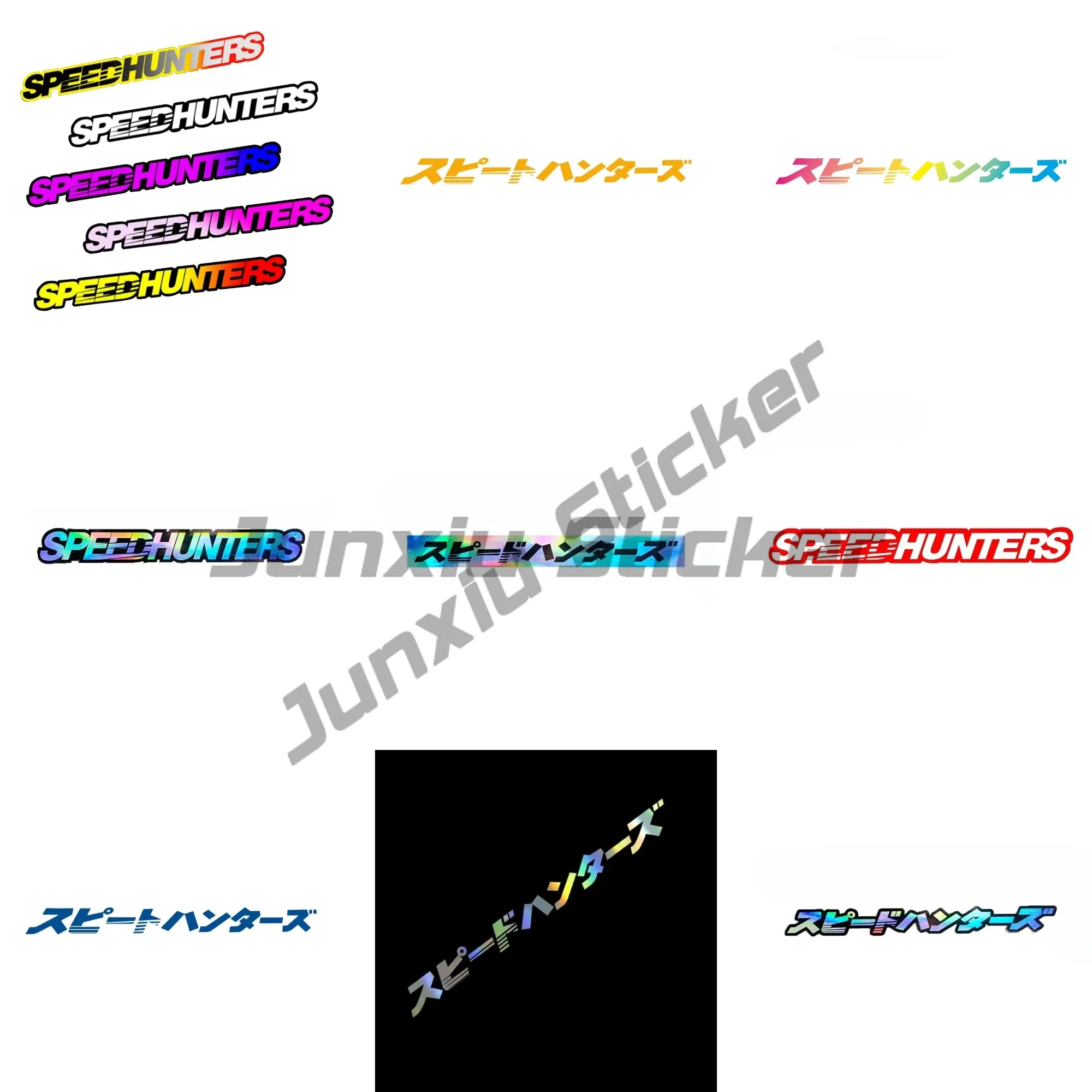 

Speedhunters Motorcyle Stickers Waterproof for Motorbike Front Fairing Electric Scooter Body Decals Decoration